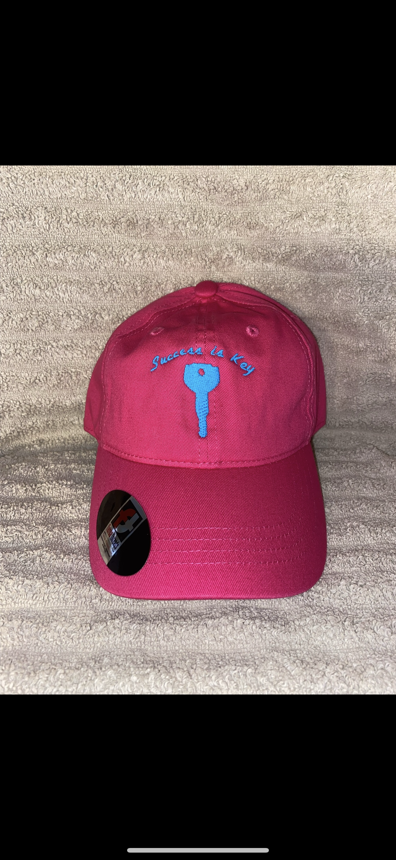 Success Is Key Hot Pink Dad Hat