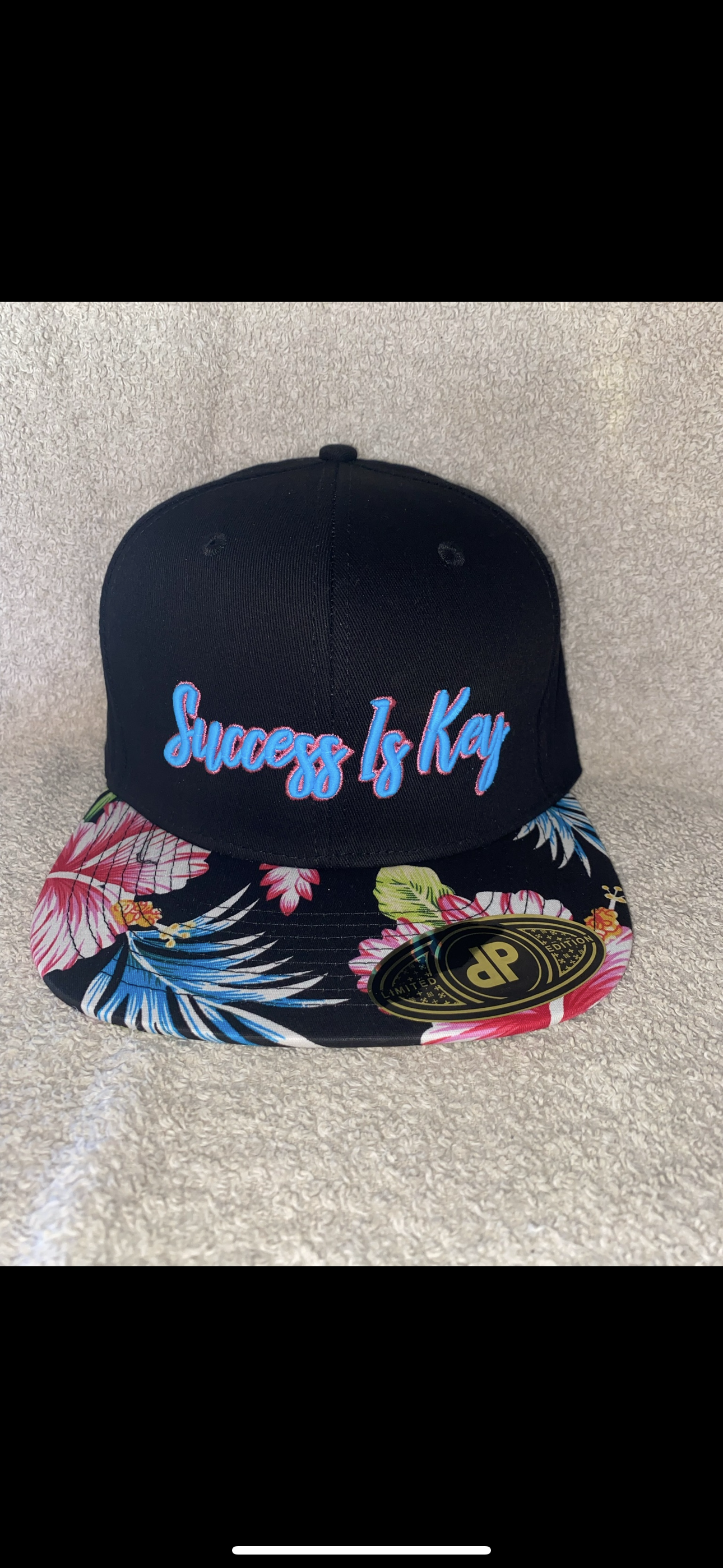 Success Is Key Flower Snapback