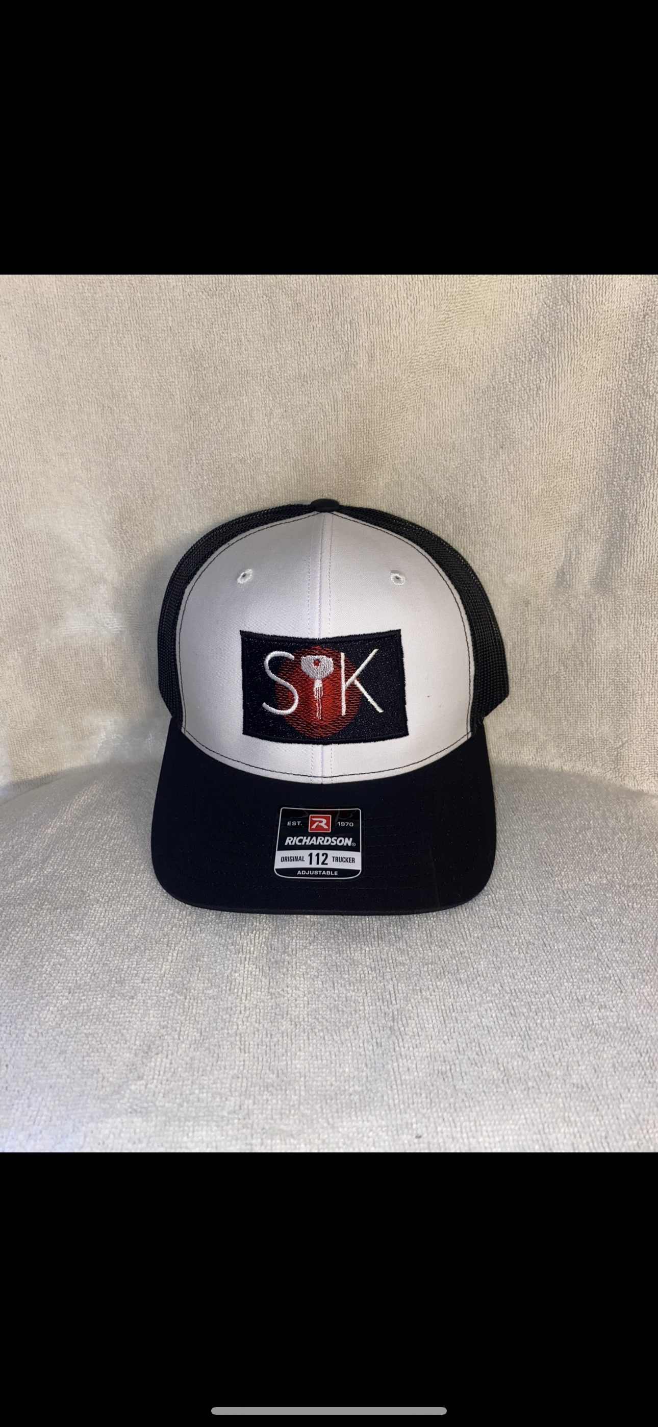 SIK Black/White Trucker Hat