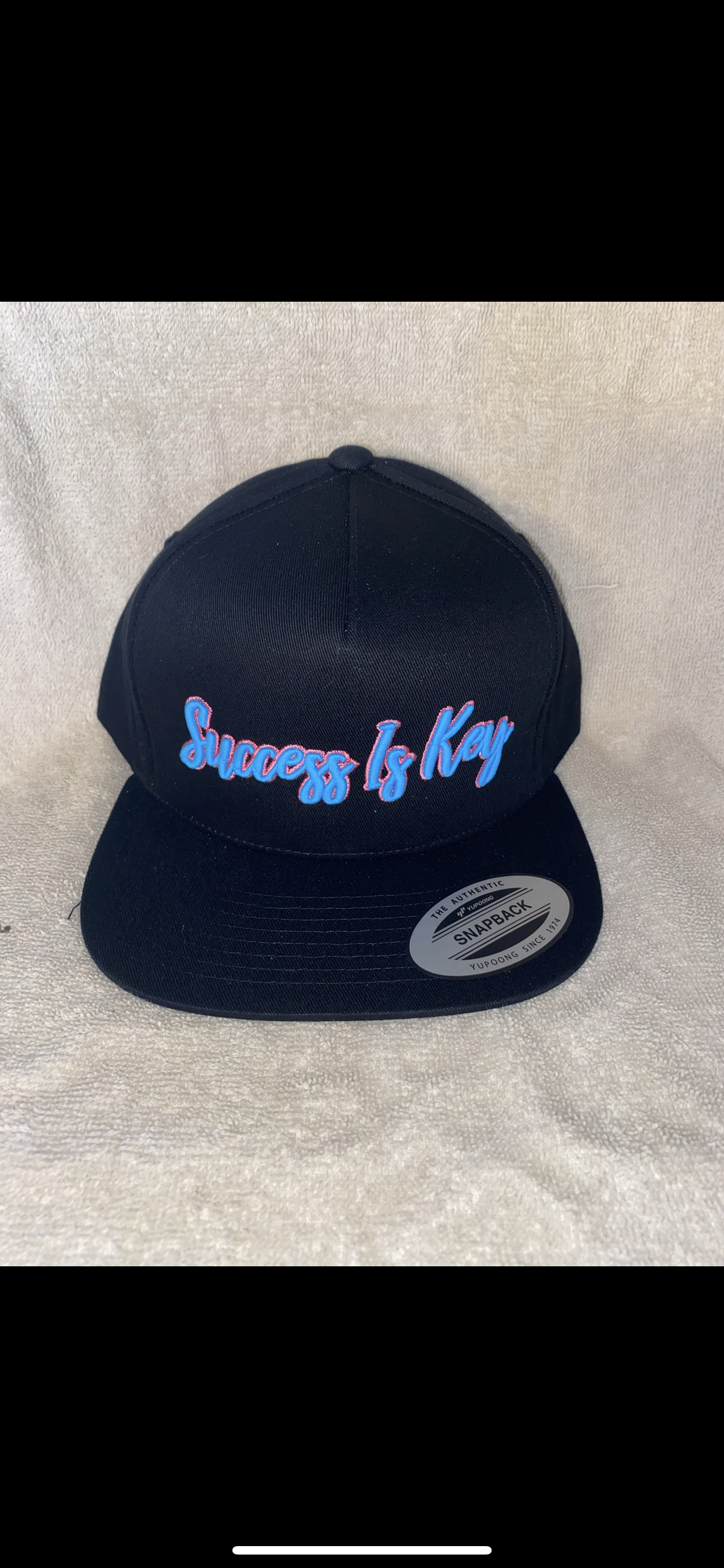 Success Is Key Black Snapback