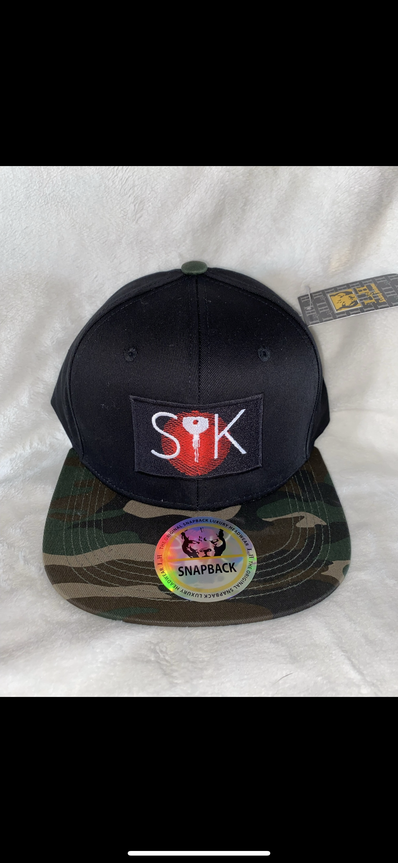 SIK Black/ Camo snapback