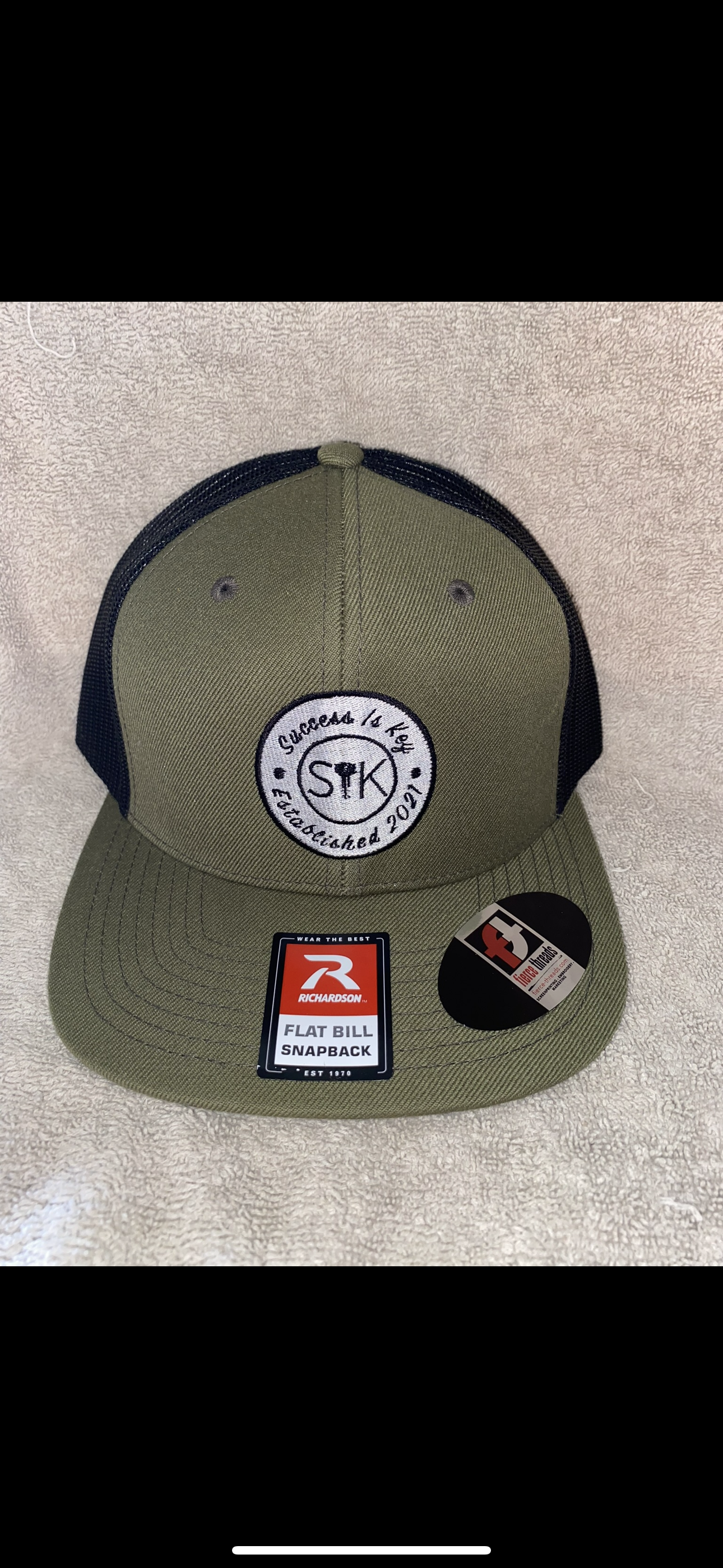 Success Is Key Forest Green snapback